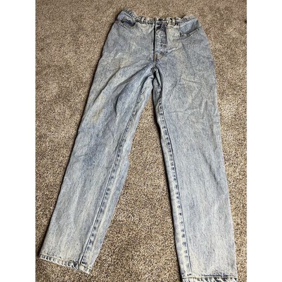 Vintage PS Gitano Jeans Womens Plus Size 16 High Rise Jeans Vintage Light Wash - Picture 3 of 9